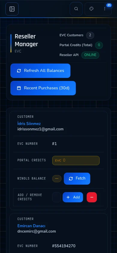 EVC integration