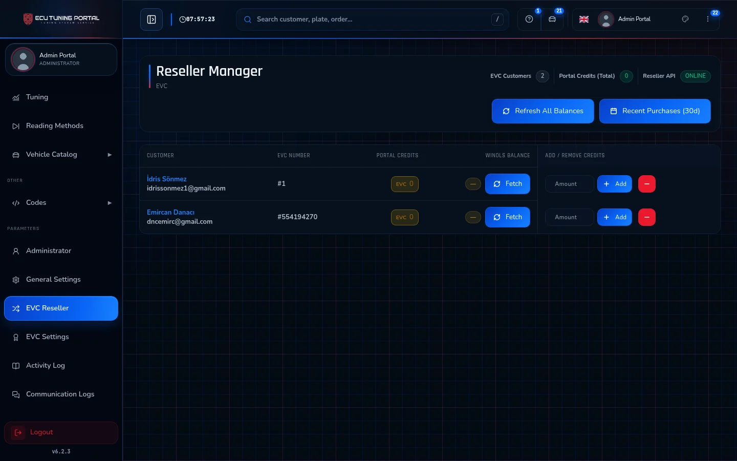 EVC integration