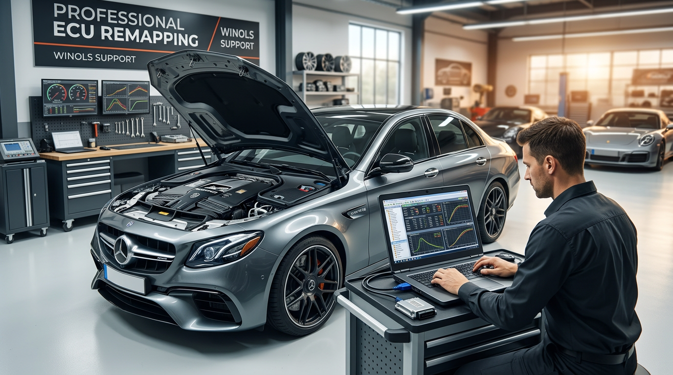 תוכנה למיפוי מחדש של ECU לספקי שירותי טיונינג מקצועיים